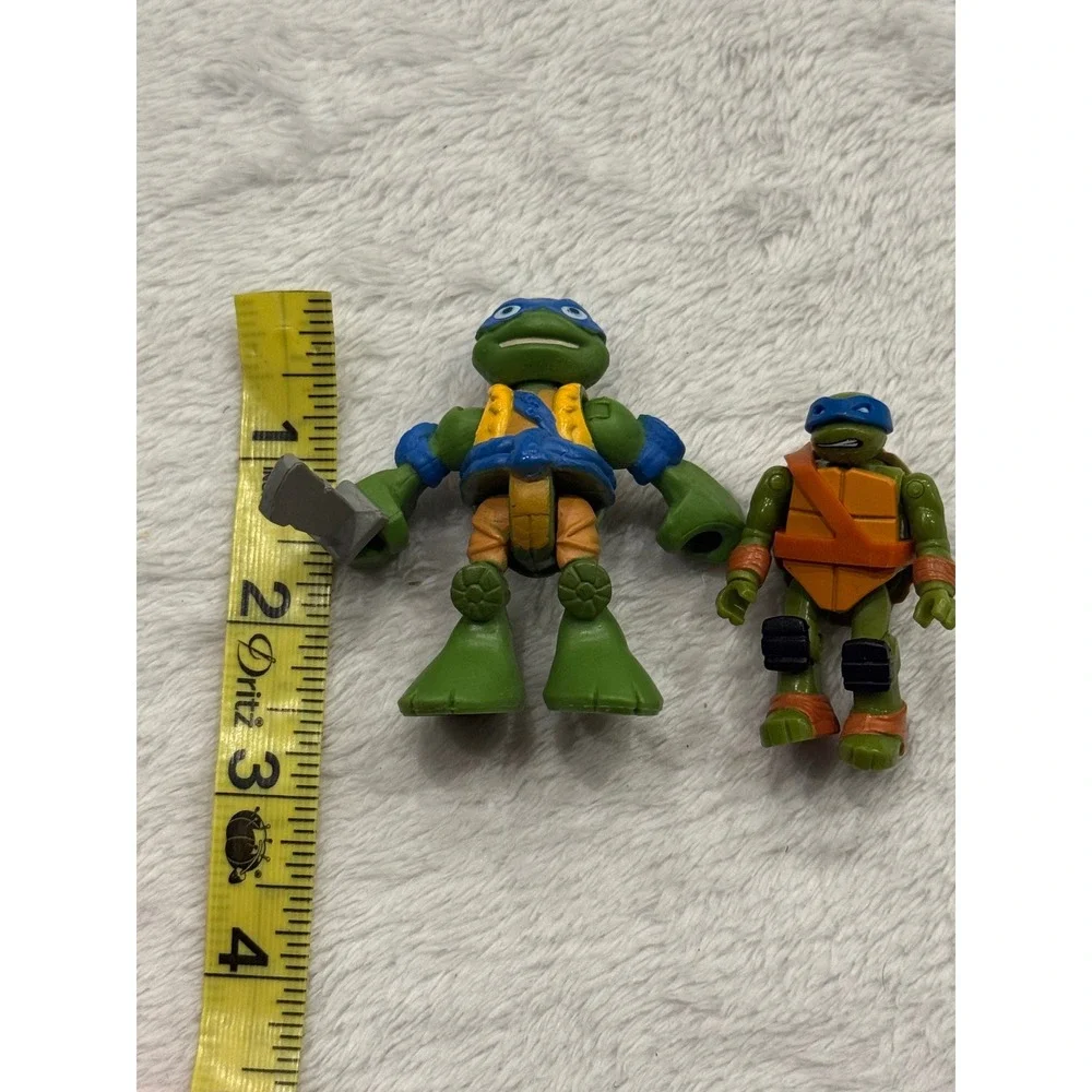 TMNT Leonardo Playmates Half-Shell Heroes & Mega Bloks Action Figure‎ Lot